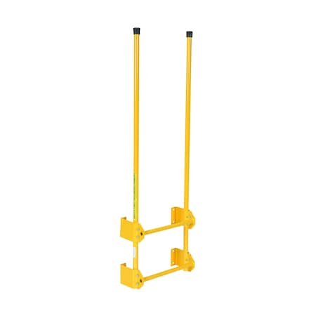 Vestil 65-1/2" Overall H, Dock Ladder, Walk-Through Style, 2 Step, Steel, 2 Steps, 300 lb. Load Capacity DKL-2